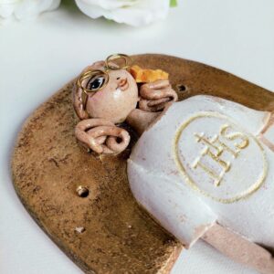 Wiszący anioł komunijny