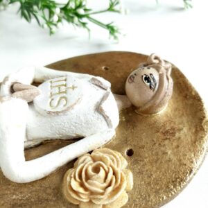 Wiszący anioł komunijny dla dziewczynki