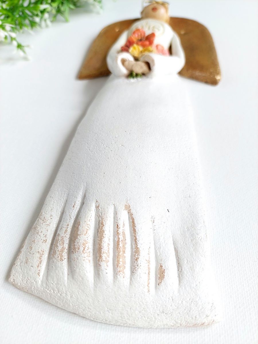 Wisząca figurka Anioł komunijny dla dziewczynki