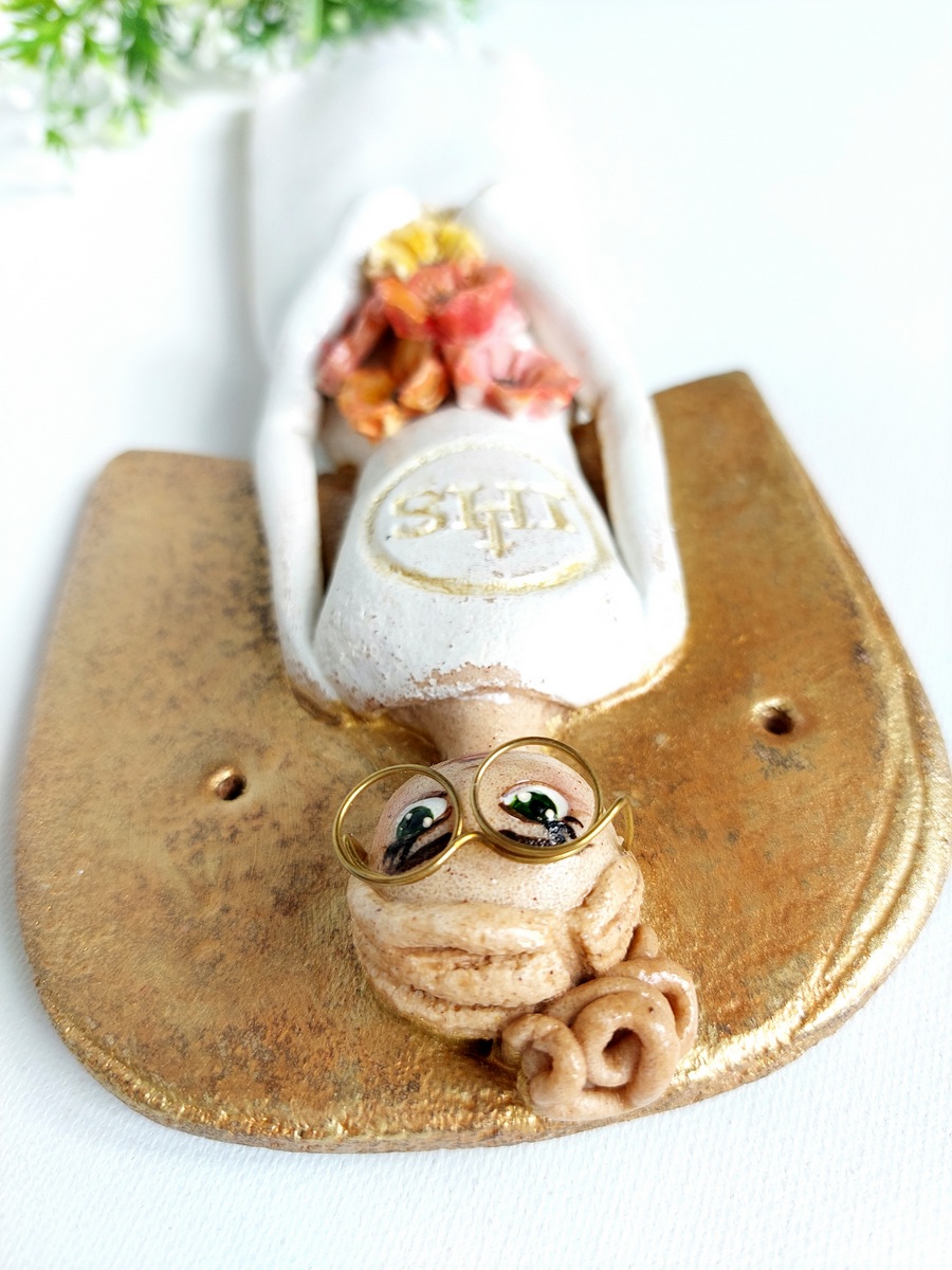 Wisząca figurka Anioł komunijny dla dziewczynki