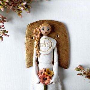 Wisząca figurka komunijna