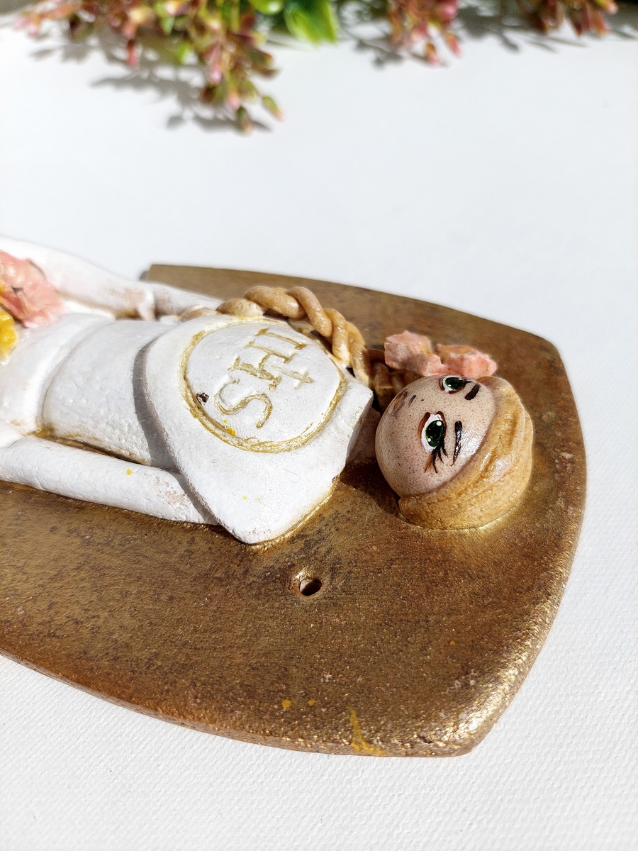 Wisząca figurka komunijna