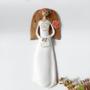 Wiszący anioł komunijny dla dziewczynki